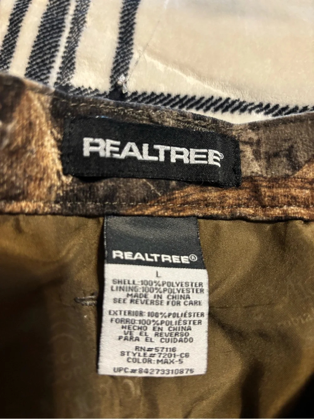 Kids Realtree Camo Cargo Pants - Brown/Green Camouflage